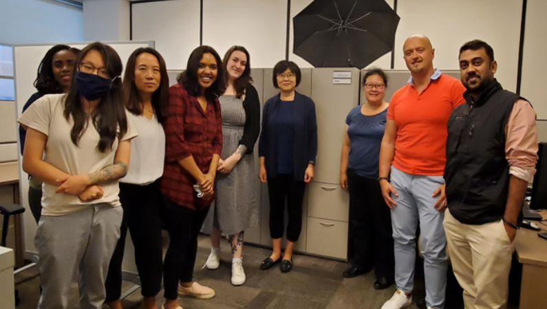 Group shot of the EASI team