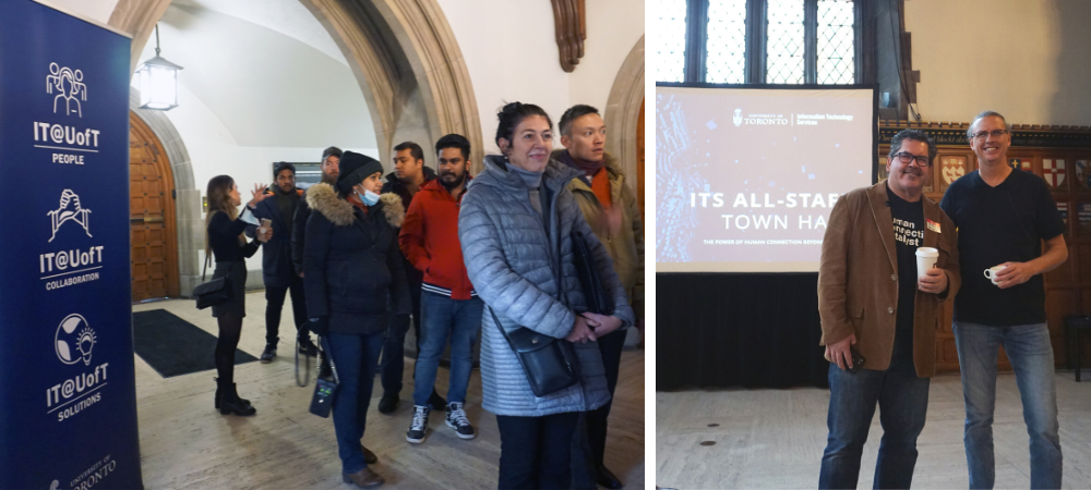 Participants and speakers at the 2022 ITS All-Staff Town Hall event.