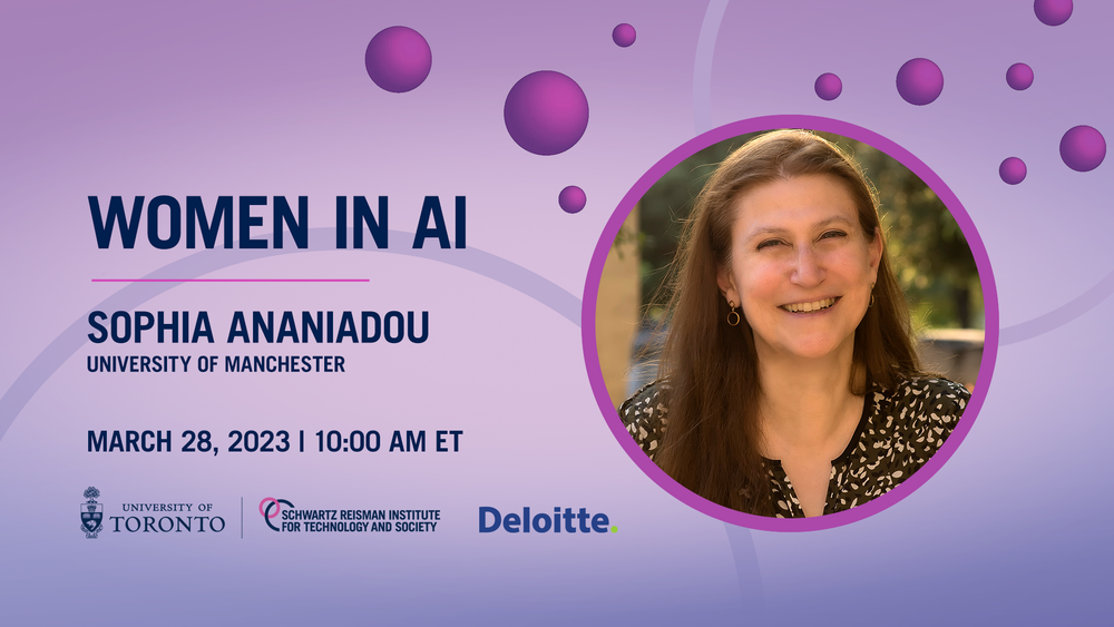 Women in AI - Sophia Ananiadou
