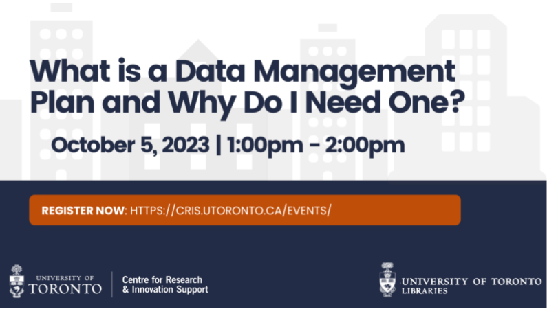 What is a Data Management Plan and why do I need one?