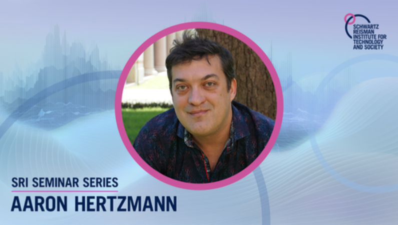 SRI seminar series: Aaron Hertzmann