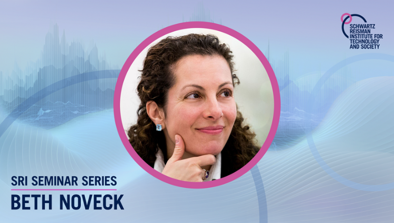 SRI Seminar Series: Beth Noveck