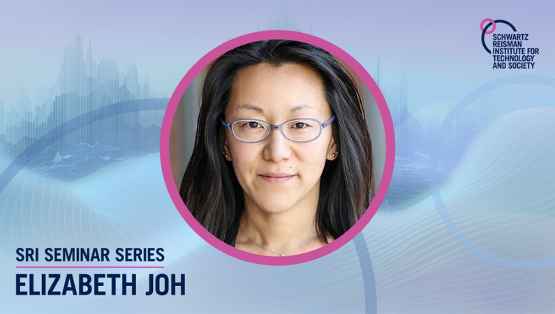 SRI Seminar Series: Elizabeth Joh