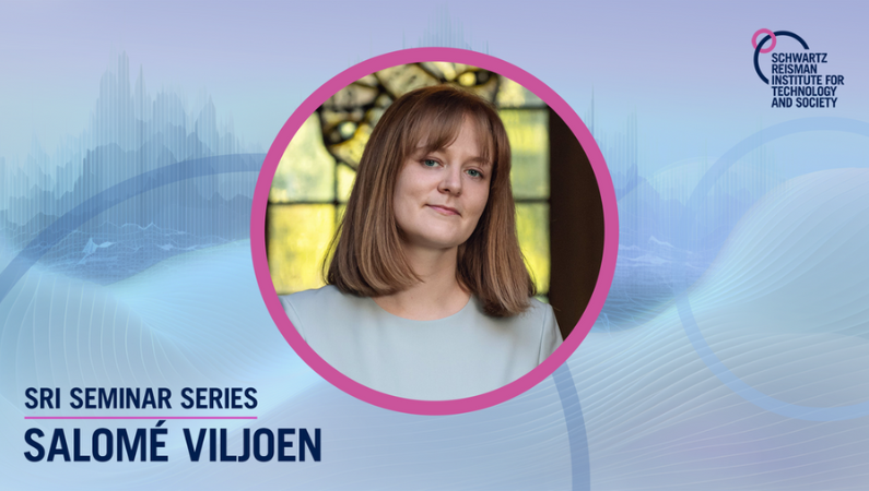 SRI Seminar Series: Salome Viljoen
