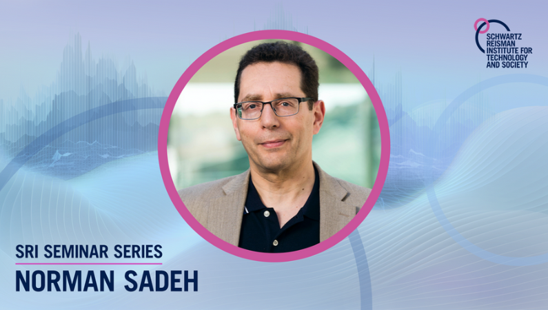 SRI seminar series: Norman Sadeh