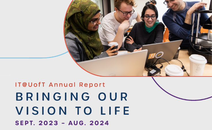Cover of the IT@UofT Annual Report 2024