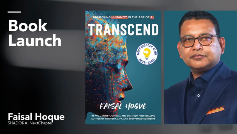 Book launch: Faisal Hoque on 'Transcend: Unlocking Humanity in the Age of AI'